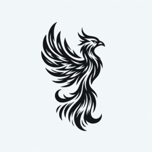 Simple And Bold Phoenix Design