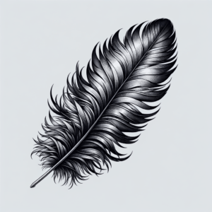Simple Feather Outline