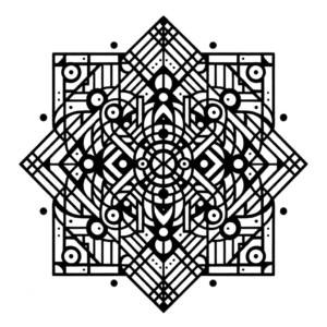 Simple Geometric Pattern Tattoo