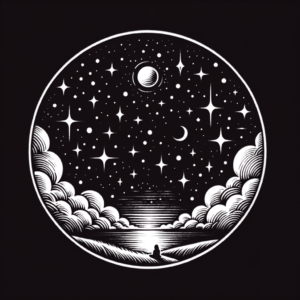 Simple Night Sky Tattoo