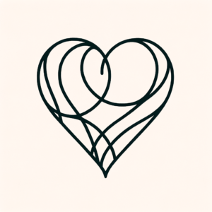 Single Continuous Line Heart
