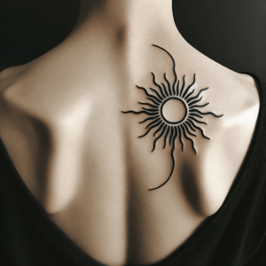 Single Continuous Line Sun