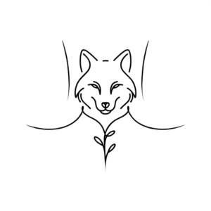 Single Continuous Line Wolf