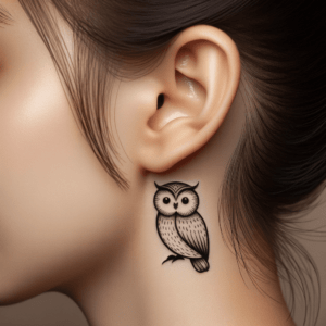 Single Line Owl Outline