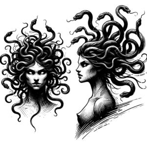 Sketchy Medusa With Rough Shading