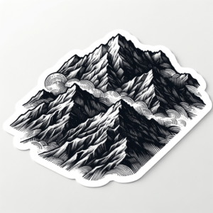 Sketchy Mountain Range