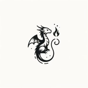 Small Dragon With A Tiny Flame
