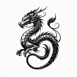Small Dragon With Realistic Shading