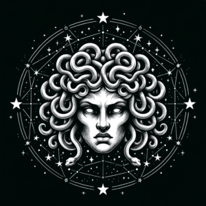 Small Medusa With Stars