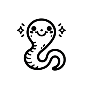 Small Snake With A Smiley Face