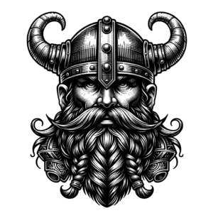Small Viking With Detailed Helmet