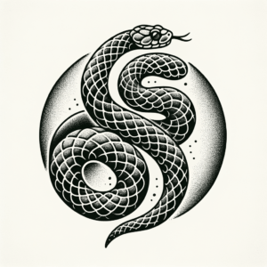 Snake With Dot Shading