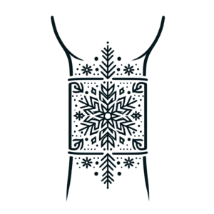 Snowflake In Armband Lines