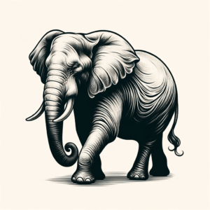 Soft Realism Elephant