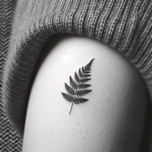 Stick And Poke Fern Leaf