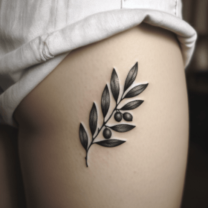 Stick And Poke Olive Branch