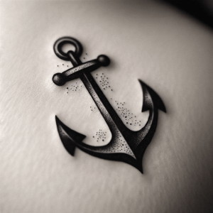 Stick And Poke Tattoo on Skin