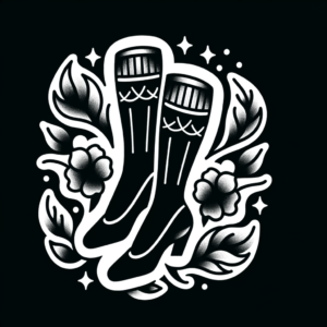 Stockings Depicted In A Sexy Tattoo