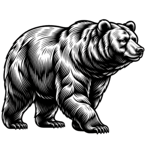 Sturdy Linework Bear