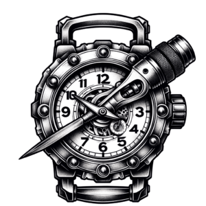 Sturdy Trash Polka Timepiece