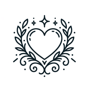 Sweet Single Continuous Line Heart