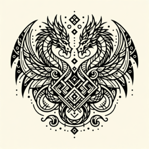 Symmetrical Geometric Dragon
