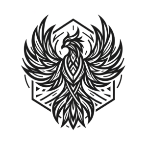 Symmetrical Geometric Phoenix