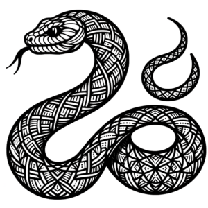 Symmetrical Geometric Snake