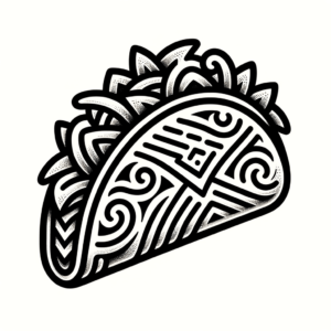 Taco In Tribal Lines