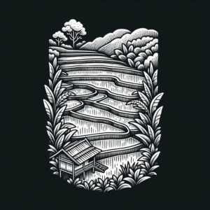 Thai Tattoo Design Of A Rice Field