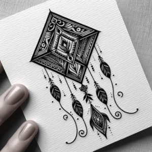Thai Tattoo Of A Traditional Kite