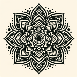 Timeless Tattoo Design Of A Mandala