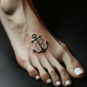 Tiny Anchor With A Heart
