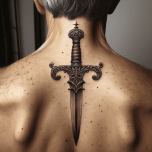 Tiny Ancient Sword With Ornate Hilt