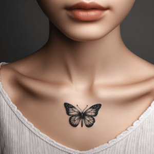 Tiny Butterfly With Fine Details