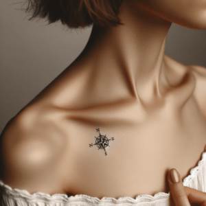 Tiny Compass Rose