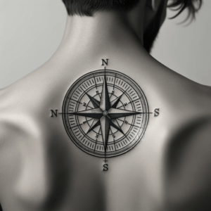 Tiny Compass With Directional Points