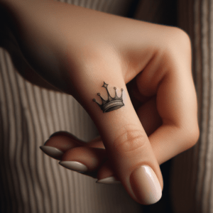 Tiny Crown On The Thumb