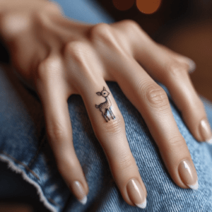 Tiny Deer On The Pinky