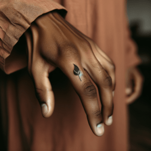 Tiny Flame On The Pinky