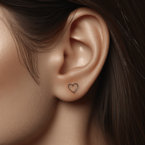 Tiny Heart Behind The Ear