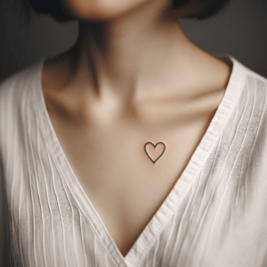 Tiny Heart Outline
