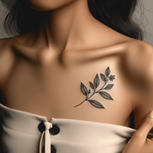 Tiny Leaf And Flower