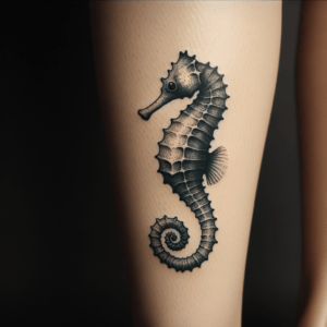 Tiny Seahorse With Detailed Body