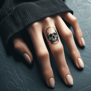 Tiny Skull On The Pinky