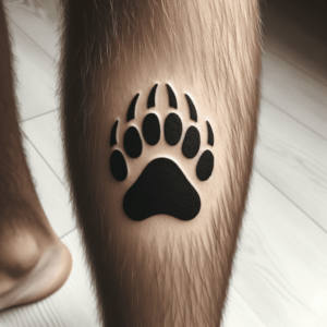 Tiny Tribal Bear Paw