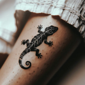 Tiny Tribal Lizard