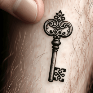 Tiny Vintage Key