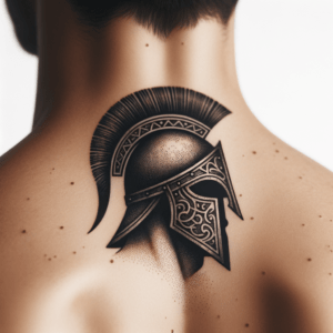 Tiny Warrior Helmet With Detailed Design
