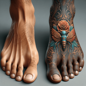 Toe Tattoo 1